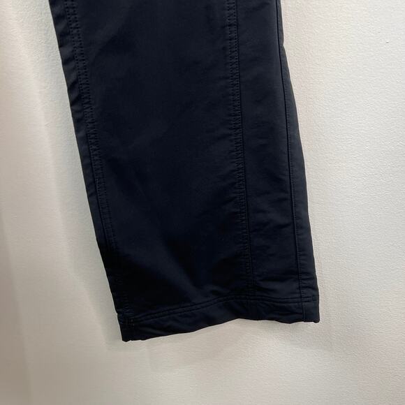 ATHLETA Black Snow Pants Zipper Pockets Mid-Rise Flared Leg Pull-On Size 6T - Picture 3 of 5